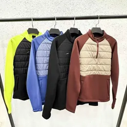 Felpe con cappuccio da uomo Felpe tute da uomo felpe in pile tecnico abbigliamento sportivo casual da donna ad asciugatura rapida corsa jogging mezza zip felpa sportiva maglione