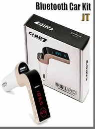 JTD Car Wireless Bluetooth MP3 FM Modulador 21A Kit sem fio suporta Hands G7 com carregador de carro USB com package2285480