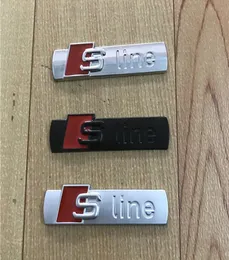 3D S Line Sline Car Front Grille Emblem Badge Metal Alloy Stickers Accessories Styling för A1 A3 A4 B6 B8 B5 B7 A5 A6 C5 C6 A7 TT2078183