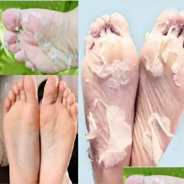 Foot Treatment Rosotena Exfoliating Treatment Foot Mask Socks For Pedicure Baby Peel Feet Masks Skin Care Cosmetics Peeling Suso Drop Dhdbm