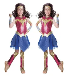 Детские костюмы для выступлений, роскошный детский костюм Чудо-женщины на заре справедливости, костюмы на Хэллоуин 3927067