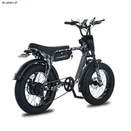 Bici elettrica da 20 pollici 2024 per donna 750W bicicletta elettrica Fatbike con batteria al litio 18AH moto da spiaggia per uomo