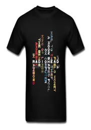 Lettera T Shirt Uomo Manica corta Radiohead Summer Top xury Tee Shirts Adult Camisetas Hombre Y1905096509938