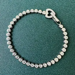 16 cm 17 cm 18 cm 19 cm 20 cm Bracciale in argento sterling 925 con diamanti oro personalizzato uomo gioielli collane catena a maglia cubana Moissanite