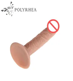 Silicone Big Dildo Realistic Flexible Strong Suction Cup Dildo Cock Adult Penis Sex Toys For Woman Sex Products Real Skin Touch Se1737722