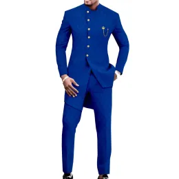 Suits 2023 Yeni Sıradan Moda Erkekler Takım İnce Twopiece Set Terno Maskulino Completo Kostümü Homme Pour Mariage Trajes de Hombre