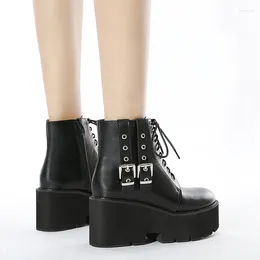Sandals 2024 Winter 8cm Heels Autumn Side Zipper Front Lace Up Knight Boots Amazon Thick Soled Short Children Lhx