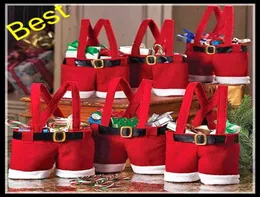 NOWOŚĆ PANA SANTA BORP ELF Style Świąteczne kreatywne dekoracje Favors Favors Box Wedding Xmas New Year Torby na prezenty Santa Straps Shorts 9347818