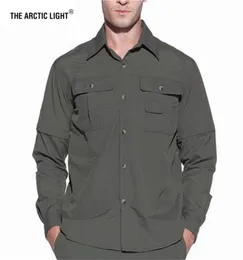 Camicie da esterno THE ARCTIC LIGHT Camicia estiva da uomo ad asciugatura rapida Rimovibile Esercito Pesca Caccia Traspirante Arrampicata su roccia Uomo 2209906173