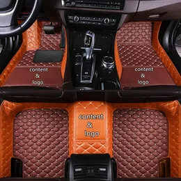 Nadaje się do Tesli Model x 2017 2016 Maty podłogowe samochodu (7 siedzeń) Dywan Niestandardowe akcesoria wnętrza Wewnętrzne części Produkty zastępcze