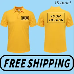 Summer Thin Short Sleeves Polo Cheap Casual Top Custom Printed Embroidered Text Versatile Breathable Shirt Unisex