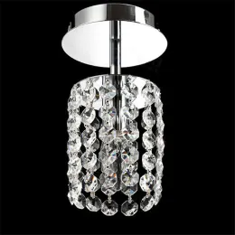 새로운 K9 Crystal Chandelier Light E14 싱글 헤드 LED 저장 체인 펜던트 램프 현대식 거실 식당 침실 110V/220V LL