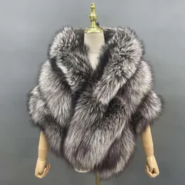 Haining 2023 outono/inverno pele elegante casaco feminino grande xale fofo cabelo de raposa querida 264066