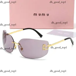 Designer Solglasögon Miuity Miu Solglasögon Personlighet Mirror Leg Metal Stor bokstav Design Multicolor Brand Miui Glasses Factory Promotional Special Loewee 736