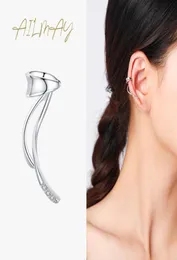 Ear Cuff Ailmay 925 Sterling Silver Clip ring Fashionc Advanced Non Pierced rings For Women Girls Party Accessories Jewelry 2211073681132