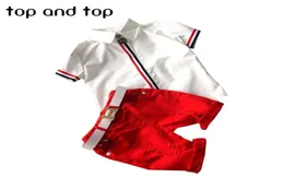 2018 New Kids Clothing Set bayboy Cottont Shirt Short Pants Children for Summer Boy Cartoon Clother