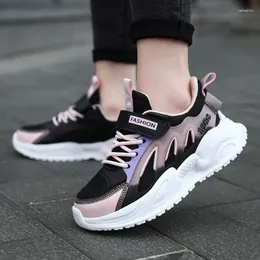 Casual Shoes Girls Air Mesh Sneakers Breathable Summer Kid's Walking Sport Running Light Teenager Soft Footwear For Childrens