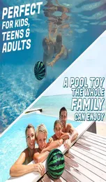 Watermelon Ball Combo Pack the Ultimate Pool Game Balls For Under Water Passing Dribbling Diving and Pools Games GWD75117352