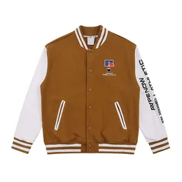 Män kvinnor designer lyx baseball uniform jackor panelerade lapptäcke mens varumärkesjacka vindbrytare kappa utomhus streetwear kläder överdimensionerade apa6732132