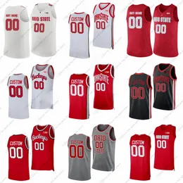 Benutzerdefinierte NCAA Ohio State Buckeyes College-Basketballtrikots Jamison Battle Colby Baumann Dale Bonner Taison Chatman Kalen Etzler Roddy Gayle Jr. Bowen Hardman