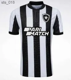 サッカージャージ2024 Botafogo Fr Soares Babi O.Sauer Home Black and White Goalkeeper Football Shirt Short Men Sreeve Uniformsh240307