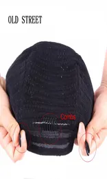 1pcs Cornrow Wig Cap For Making Wigs Adjustable Black Color Crochet Braided Weaving Cap Lace Elasti Hairnet Hair Styling Tool9009326