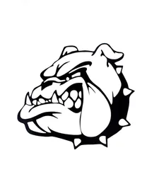 Bulldog funny style car window sticker laptop decoration decal ca3753641151