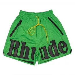 Novos shorts de designer rhude Rhude esportes ao ar livre shorts homens define calças de treino solto e confortável moda designer calças de praia shorts