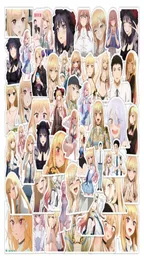 51pcslot anime بلدي اللباس ملصقات ملصقات على الجدران الملصقات ل DIY الأمتعة لأمتعة الكمبيوتر Kitagawa marin sticker3918174