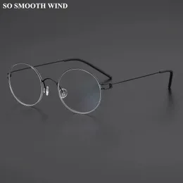Danmark märke skruvfria glasögon ram män glasögon recept glasögon kvinnor runt myopia optiska spektakelramar 240227