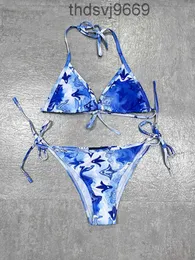 Projektant G Sexy bikini zestaw dla kobiet bandaż strój kąpielowy Twopiece Crop Top Szyborystyczne strzałki kąpielowe kostium kąpielowy wysoki talia G405 VLPB