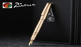 Picasso Luxury Full Metal Iraurita fountain pen 05mm ink pens dolma kalem Pen Stationery signing pens 1040 T2001156237114
