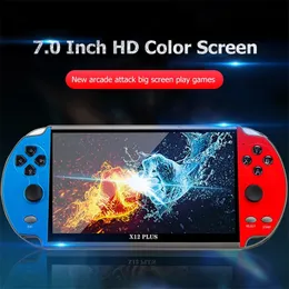 X12 Plus Retro Handheld Game Player Built-in 10000 Games Classic Game Portable Console Audio Video Game Console AV output X7 X12 for Men Woman Children DHL