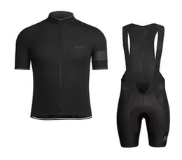 Rapha Summer Mens Short Sleeve Cycling Jersey Bike Wear Clothes Bib Set Mtb Uniform Pro Cykelkläder Bicycle Maillot Culotte S6186887