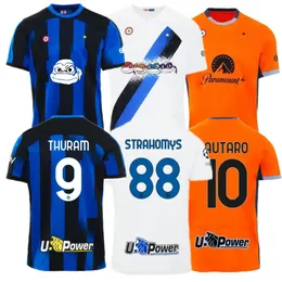 23 24 Thuram Maglia inters Soccer Jersey Transformers Special 2023 2024 Football Shirt Milans Maglie Fan Player Version Lautaro Calhanoglu Barella Ninja Tturtles