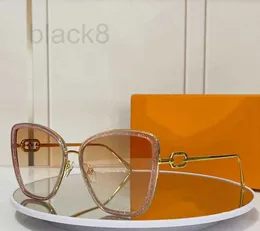 Sunglasses Designer New Sparkling Powder Z1771W Irregular Glasses Frame SN2M