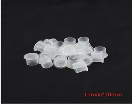 yilong 1000pcswhite 1011mm الوشم كوب كوب Caps أصباغ لوازم البلاستيك كؤوس الحبر الذاتي 1442229