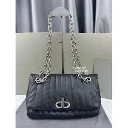 10A MONACO سلسلة الكتف حقيبة نساء Crossbody Bag Bag Bag Vertical Grain Leather ToteBAG كبير السعة الإبط الأكياس الأزياء حقيبة نسائية