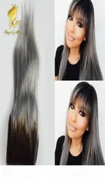 Peruvian human hair closure 44 high quality swiss lace closures for women human hair with baby hairs grey hair piece6778292