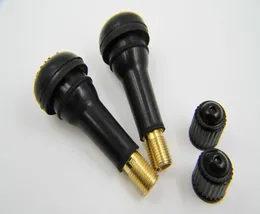 100PCSLOT TR413 Valvole per valvole per auto in ottone Cerchioni SnapIn Pneumatico Pneumatico per auto Tubeless Accessorio per ruota in gomma corta9232186