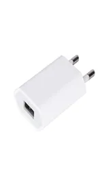 100pcs OEM Quality 5V 1A 5W USEUAU Plug adaptor USB AC Power Charger Wall Adapter A1385 A1400 With retail box9702227
