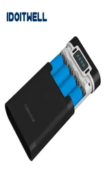 Power Bank Case 18650 Pudełka z ładowarki DIY Antireverse Dual USB Power Pever Bank ładowarka 4x 18650 ładowarka z pojemnością DI1772805