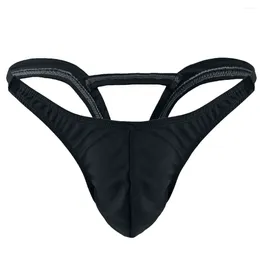 Cuecas masculinas sretch g-string t-back micro tanga briefs roupa interior homens bokserki sexy cueca masculina