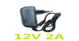 スマート電源プラグ12V 24W EU USプラグドライバーアダプターAC110V 220VからDC 2A 5521mmストリップライトのLED電源トランス