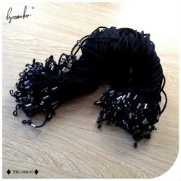 Lymouko 100pcs Lot Colore nero Occhiali in nylon String Cord Holder Occhiali da sole per occhiali da viaggio Cordino per collo Corda per collo 240222