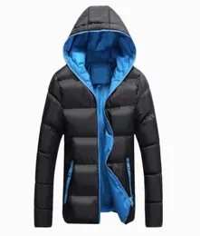 2018 neue Herbst Winter Jacke Männer Casual Slim Fit Mit Kapuze Parka Männer Feste Kapuze Frühling Winter Mantel Männer S4XL5902784