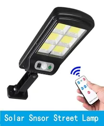 Edison2011 COB Solar Light PIR Motion Sensor Garden Wall Outdoor Street Lamp Waterproof Lamp Smart Remote Control7537257