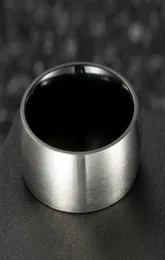 Alyans Fntycm 8 mm Mens Band Mavi Siyah Altın Paslanmaz Çelik Nişan Yüzüğü Erkekler için fırçalanmış eş boyutu 121354403