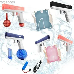 ألعاب Gun Toys Toys Glock Glock Water Water For Kids Summer Outdoor Beach Festival Toy Gifts Fullautomatic Shooting Water Gun Boy 240307