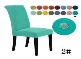 Чехлы на кухонные стулья для дома и столовой, эластичные водонепроницаемые чехлы на стулья, 30 цветов2196200